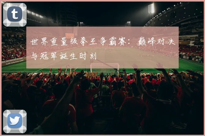 世界重量级拳王争霸赛：巅峰对决与冠军诞生时刻
